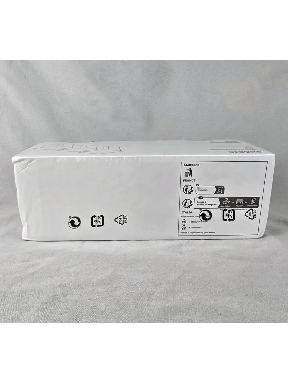 IKEA SKADIS 3 Pack Clear Storage Containers For Pegboard White Lid New